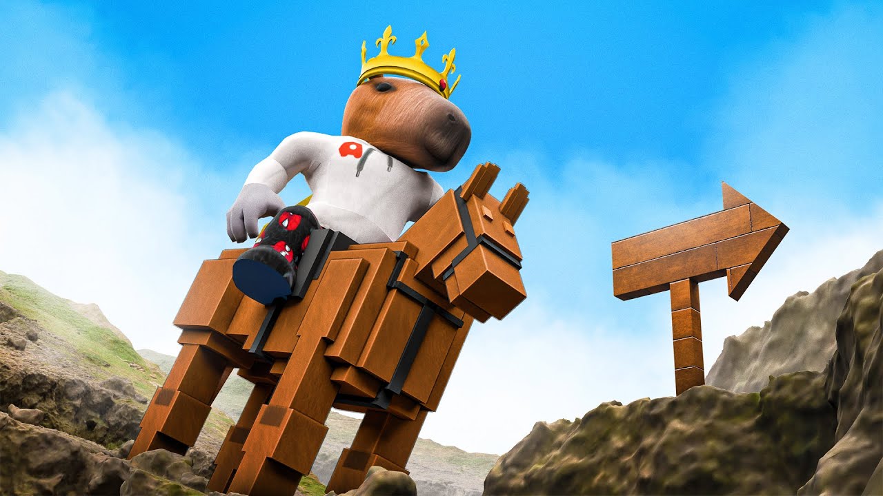 OBBY de MONTAR CABALLO en ROBLOX