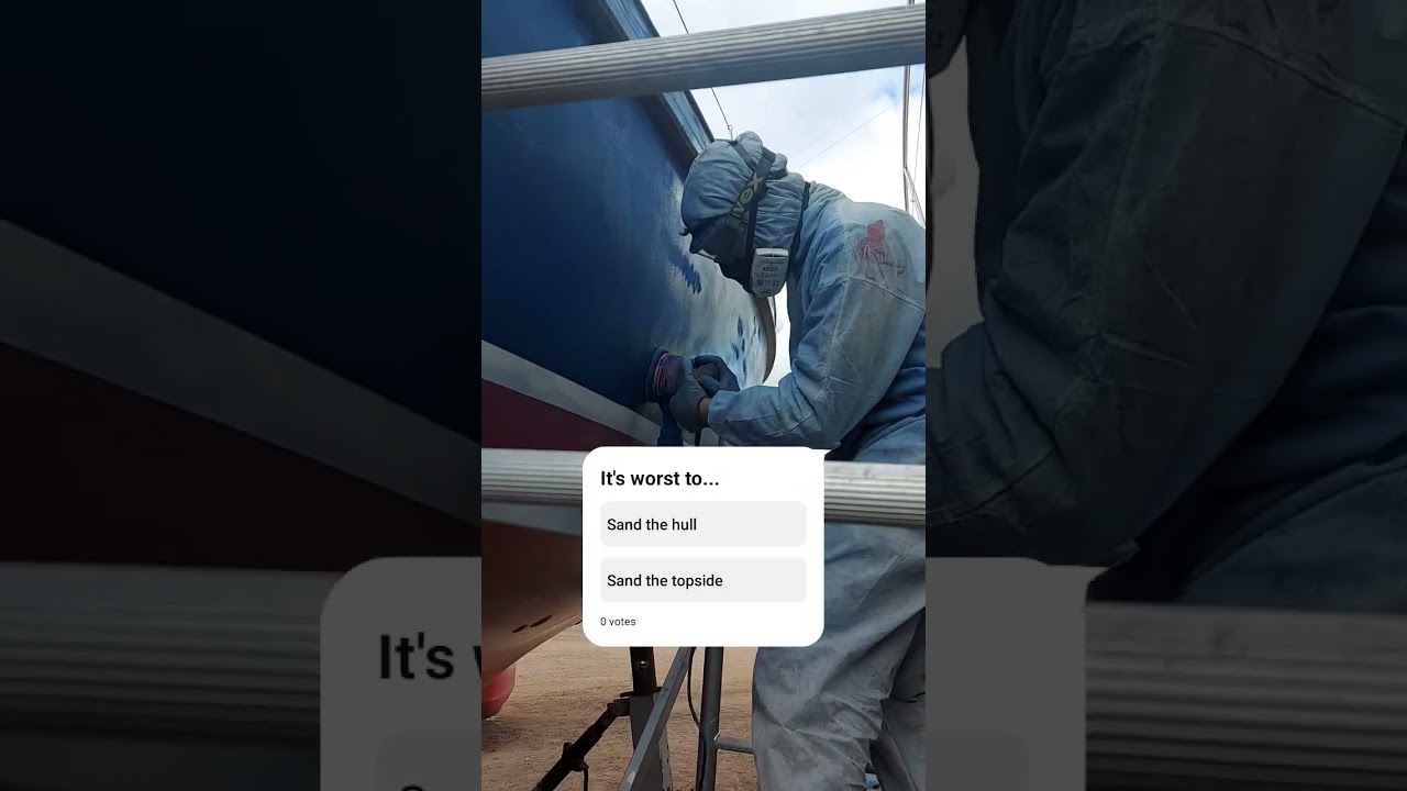 What's worst? #boatlife #boatyard #boatwork #boatrefit #boatrepairs