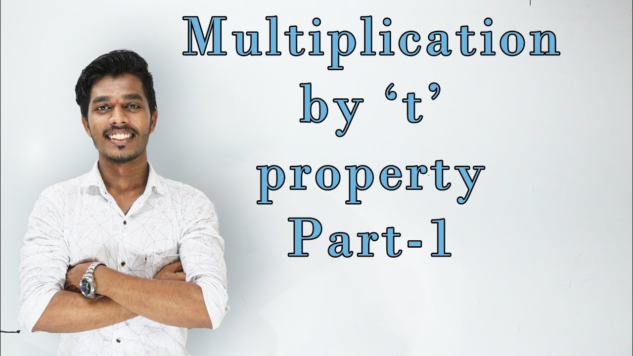 Multiplication by 't' property:- Part-1 |Laplace Transform | [Lec 9]