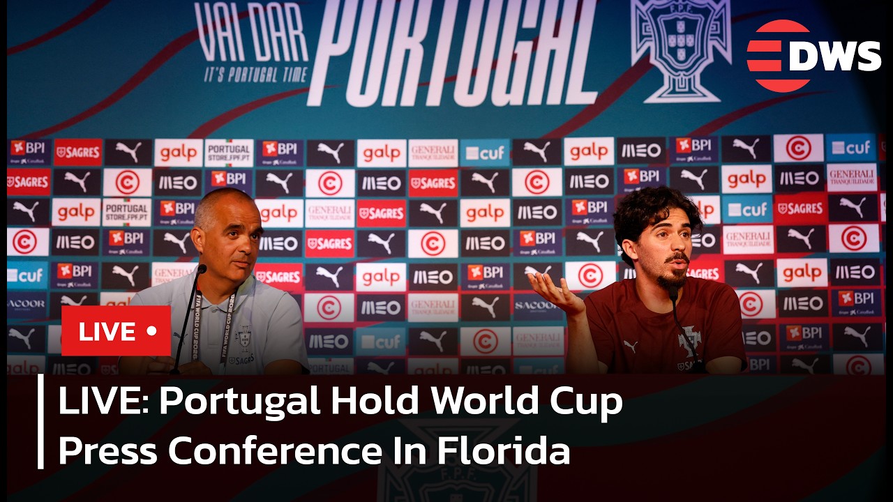 LIVE: Portugal Hold World Cup Press Conference at Palm Beach Gardens Base | DWS News | AD1F