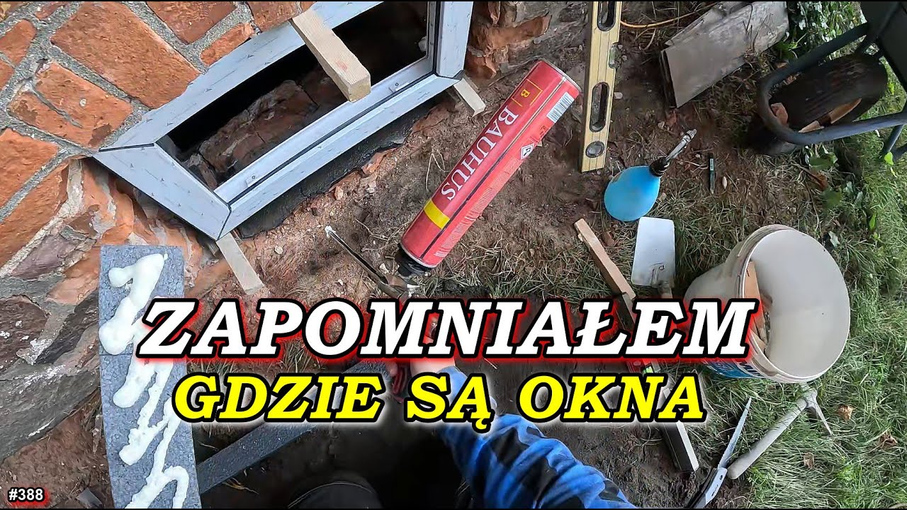 ZALEGŁE OKNA WSTAWIONE, REMONT STAREGO DOMU, VLOG, BUDOWA #388