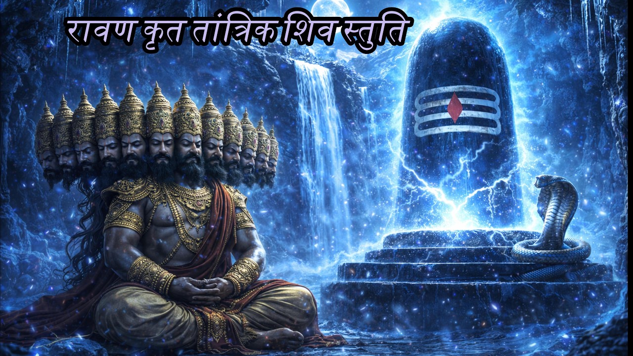 ⚡रावण द्वारा रचित तांत्रिक शिव स्तुति | रावण के समान महान सिद्धियों की प्राप्ति हेतु |यह जप दिव्य है