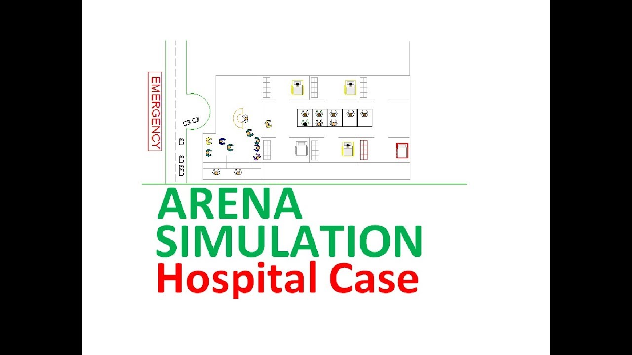 Hospital Health Center - Arena Simulation Project