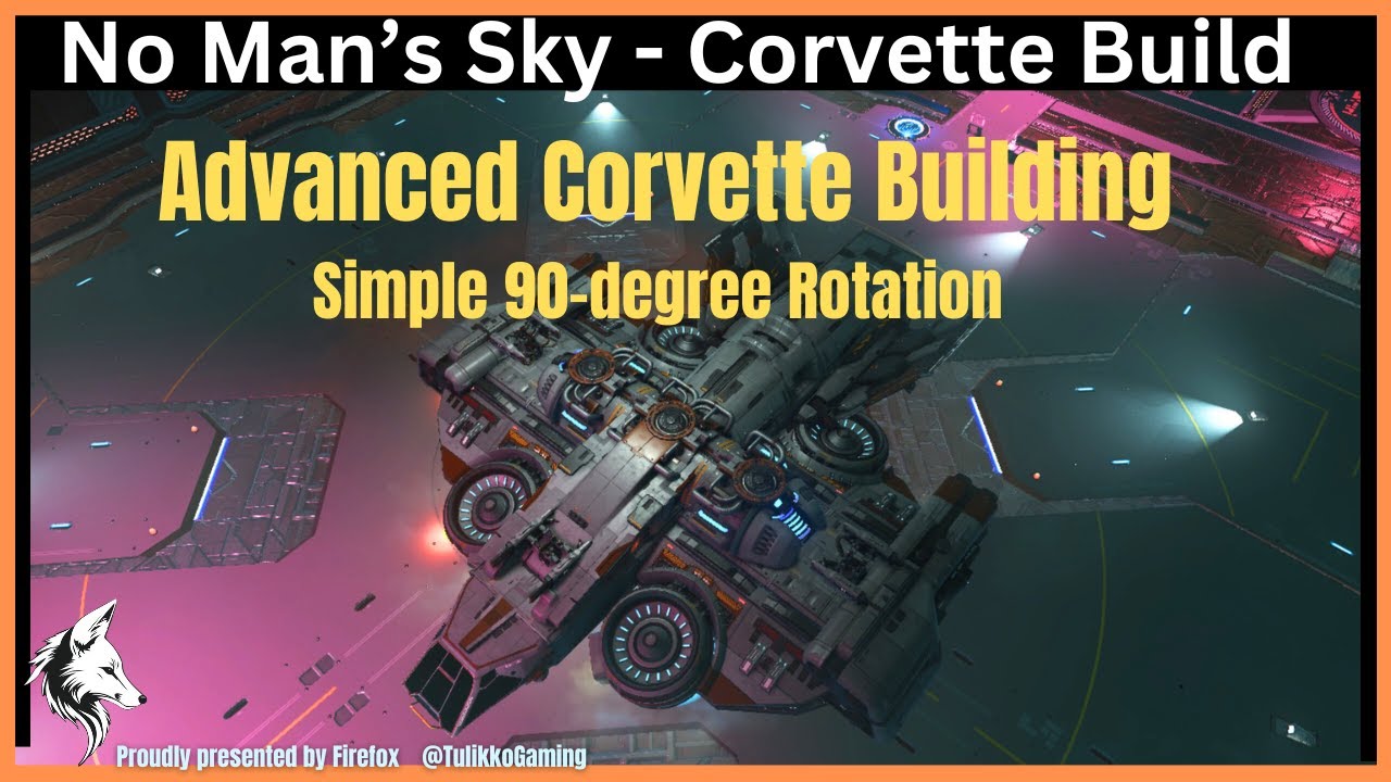 Simple 90-degree HAB rotation technique | Corvette Build Tutorial | No Man's Sky.