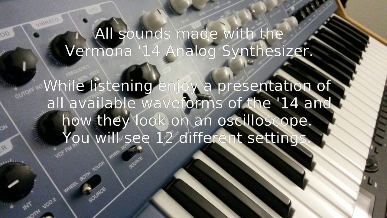 Vermona '14 multitrack demo + waveform looking