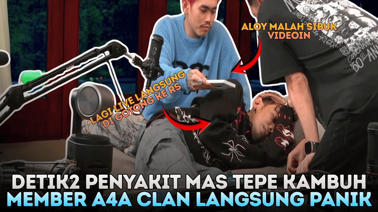 MOMEN KETIKA PENYAKIT MAS TEPE KAMBUH SAAT LIVE! SEMUANYA LANGSUNG PANIK 😰 - Marapthon S3