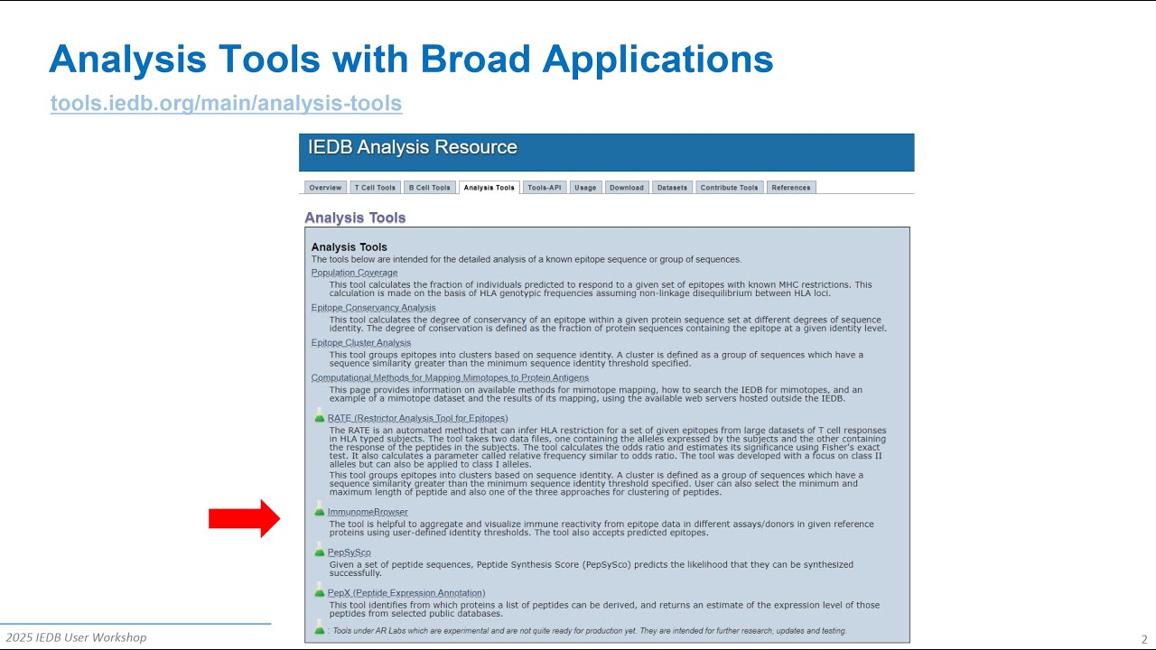 2025 User Workshop – 1.7 – Analysis Tools & Section 3 Q&A