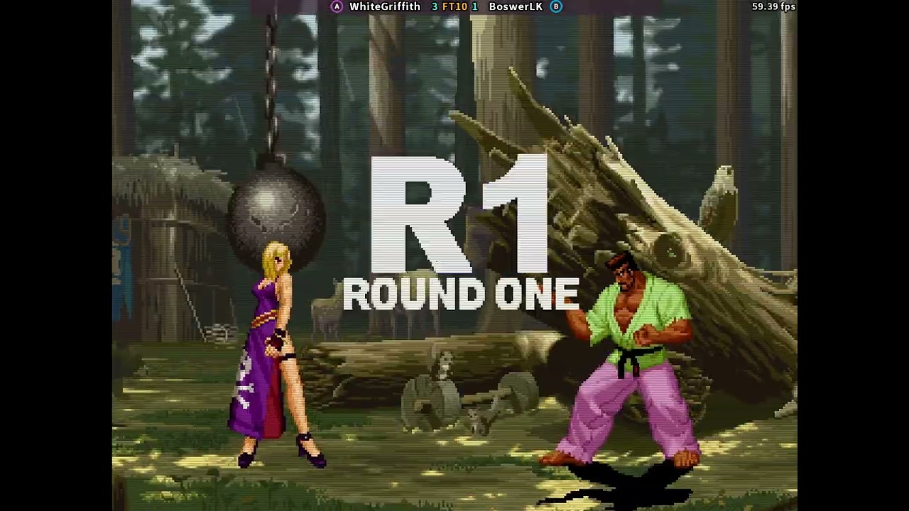 fightcade 2 Garou MOTW WhiteGriffith (U.S) vs BoswerLK (U.S)