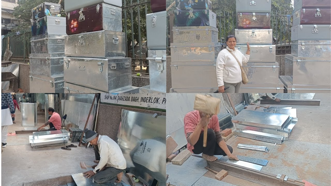 Aluminium ke Sandook (Boxes) Making | Aluminium Boxes at Wholesale Rates