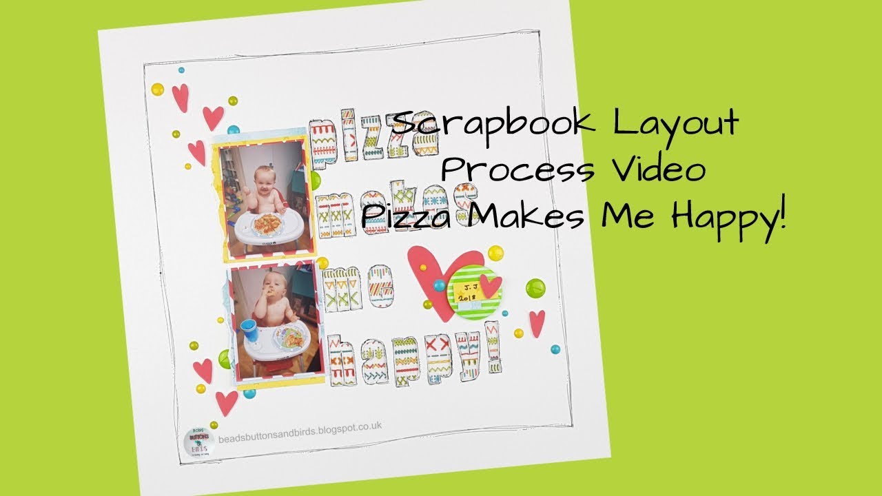 Backing a Cut File with Ribbon - Scrapbook Process Video
