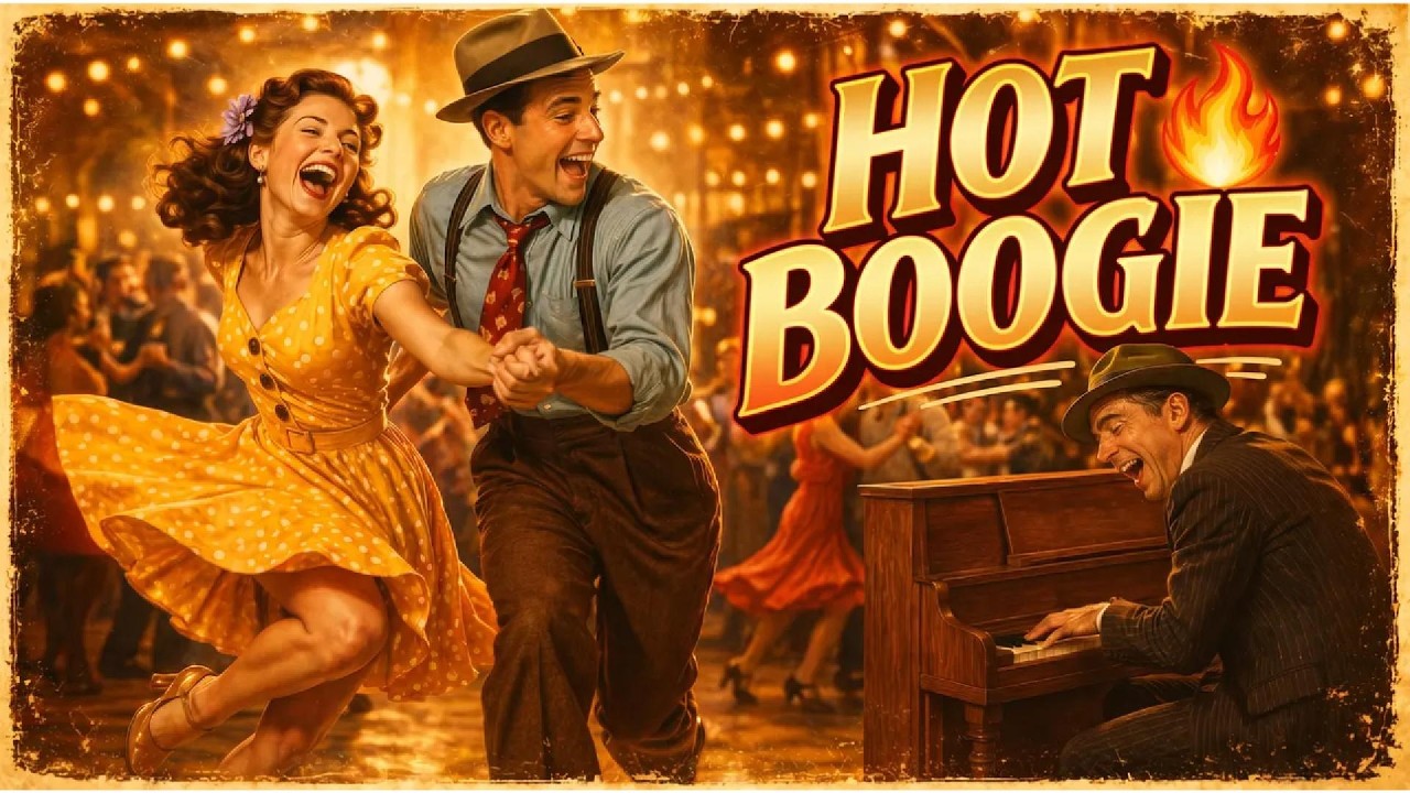 Hot Boogie-Woogie | Feel-Good Swingin&rsquo; Piano Party - Vintage Piano for Midnight Dancers