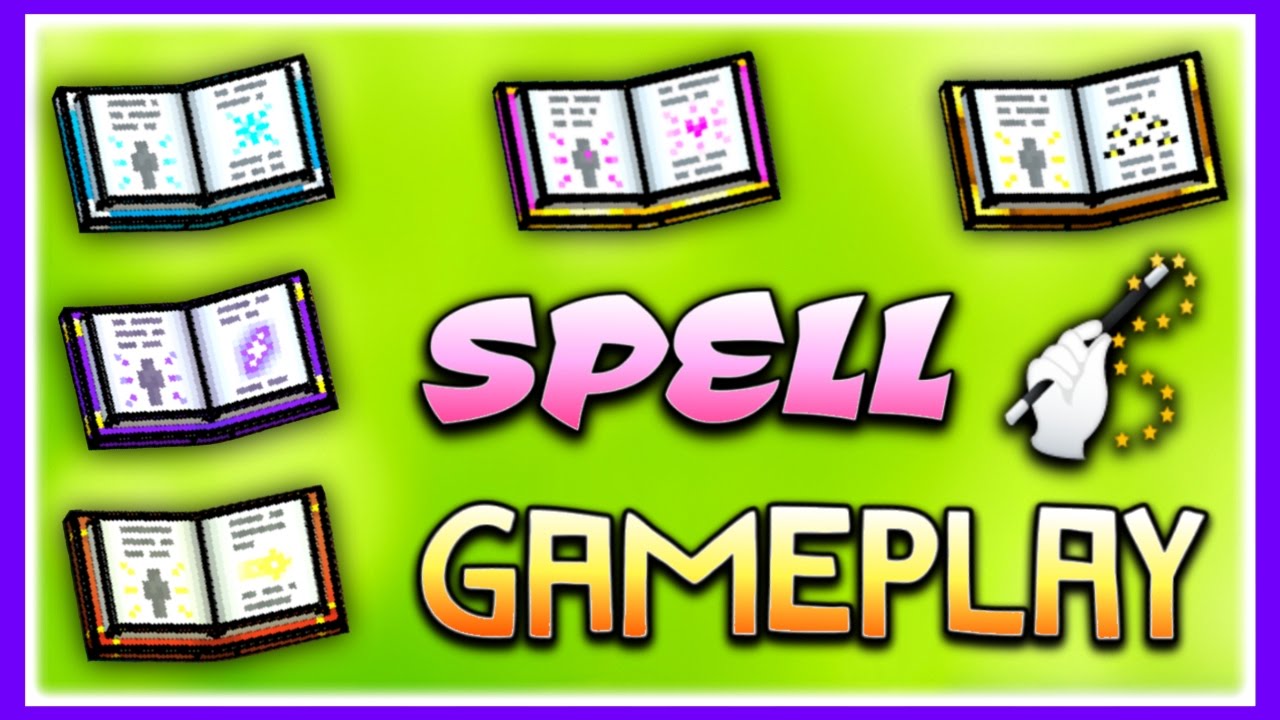 Pixel Gun 3D - Spell Weapon Gameplay! (Using ALL Spells)