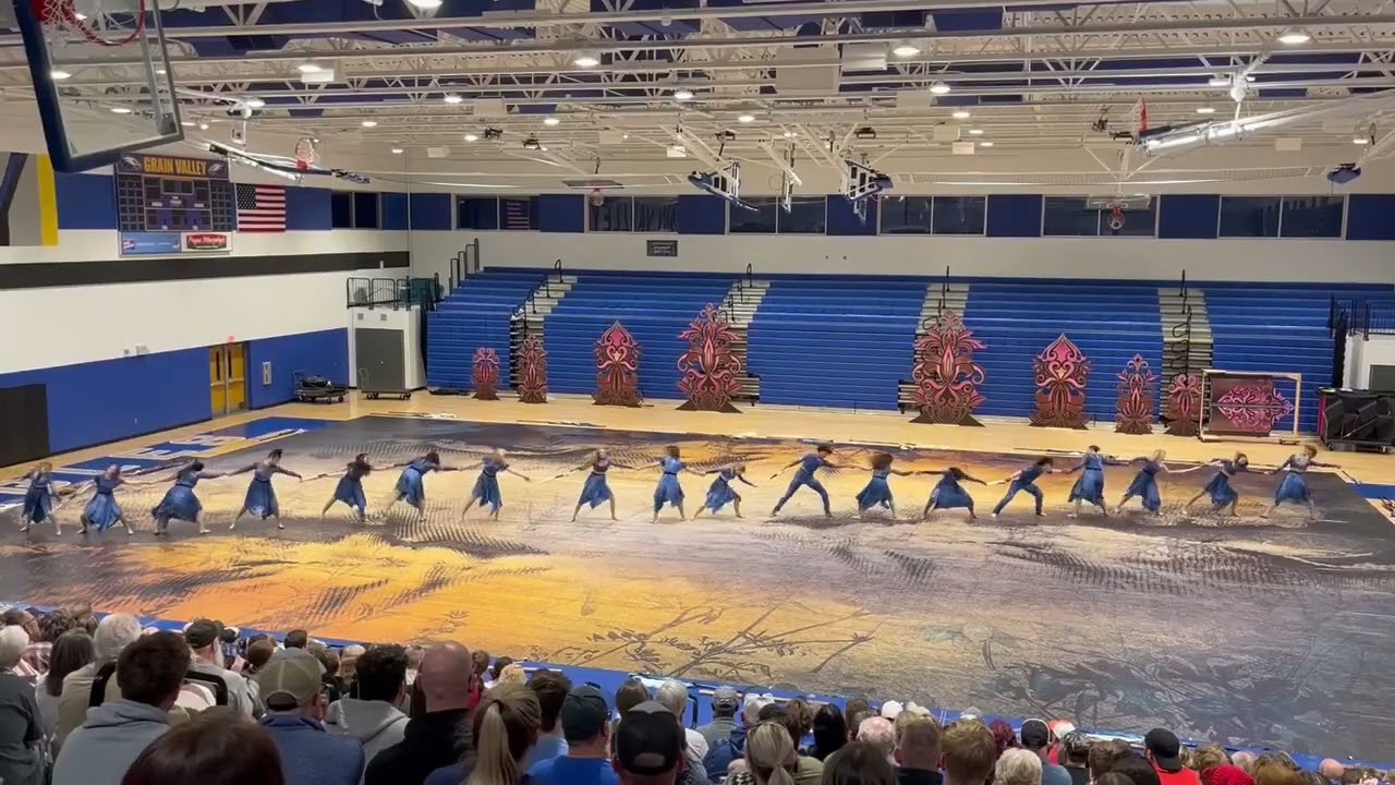 Grain Valley Varsity Winter Guard 2025 - The Bridge We Burned