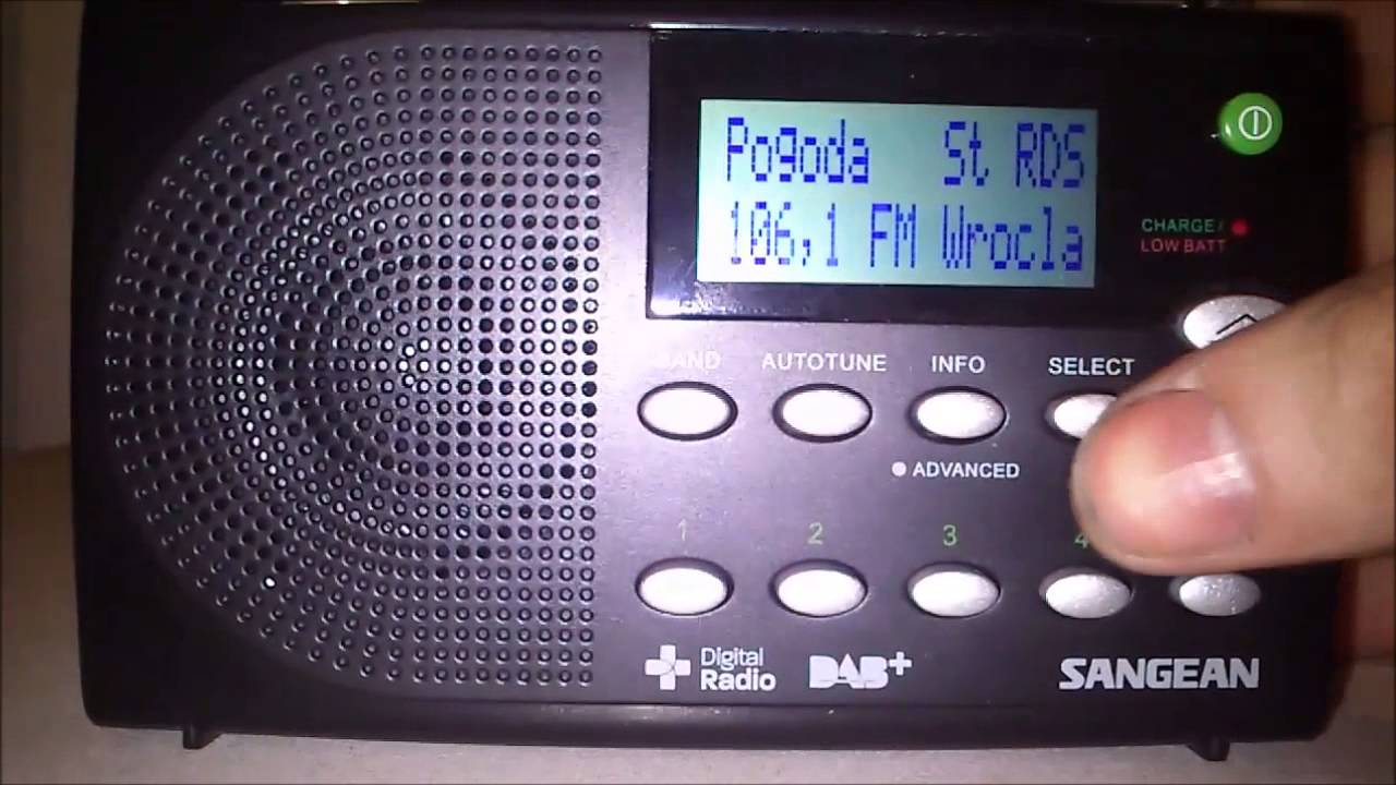 Radio POGODA 106,1 MHz SANGEAN DPR-65