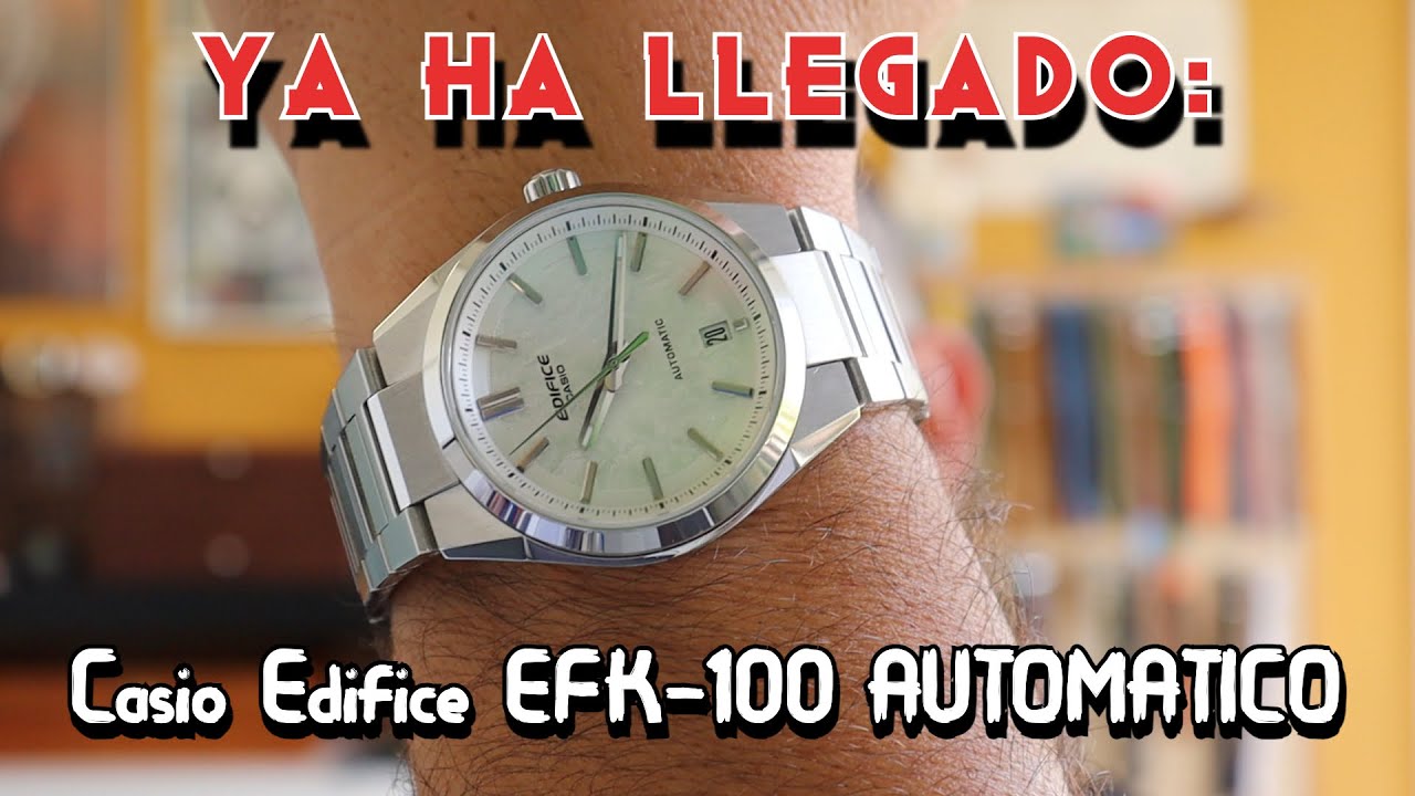Me he comprado El NUEVO Casio Edifice EFK-100 AUTOMÁTICO