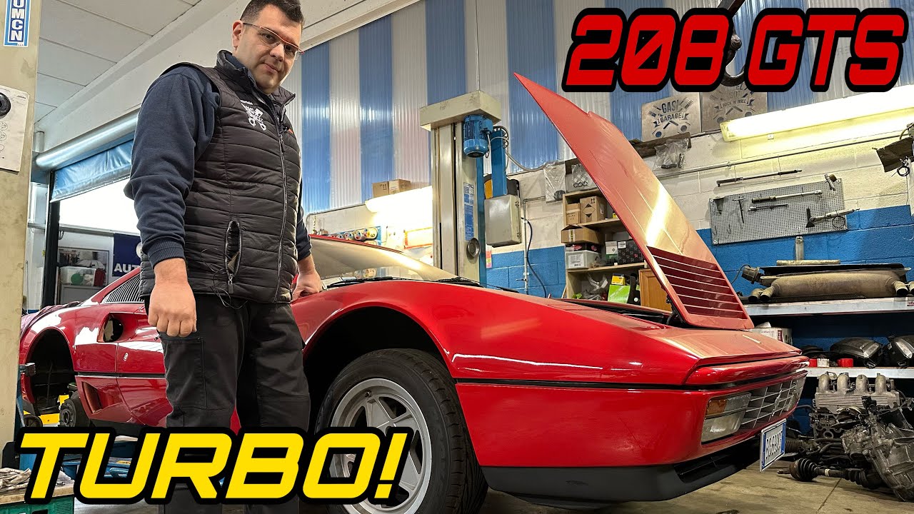 La ferrari mette il turbo!! Scopriamo assieme la meccanica della 208 GTS intercooler! #ferrari