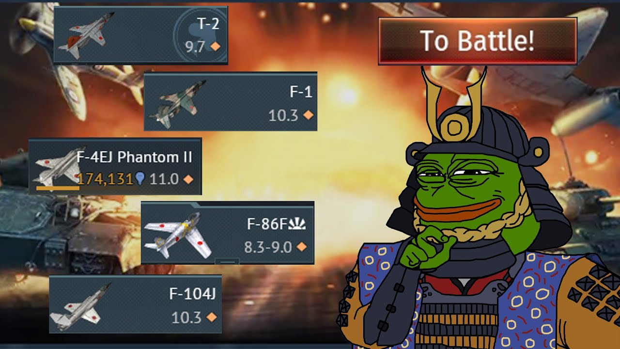 Grinding Japan Air Tech  | War Thunder