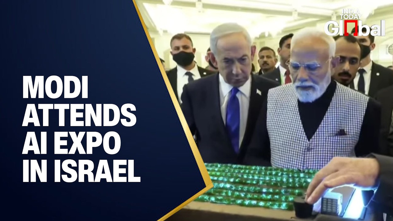 LIVE: PM Modi and Netanyahu Explore Technology & Innovation Exhibition in Israel