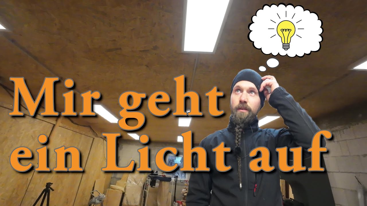 Luks Lite LED Panel montieren - Peter sprach es werde Licht