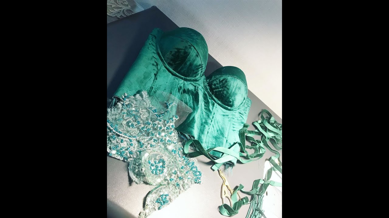خياطه كورسيه كب منفصل ال3 قطع sewing corset with cup الجزء الاول