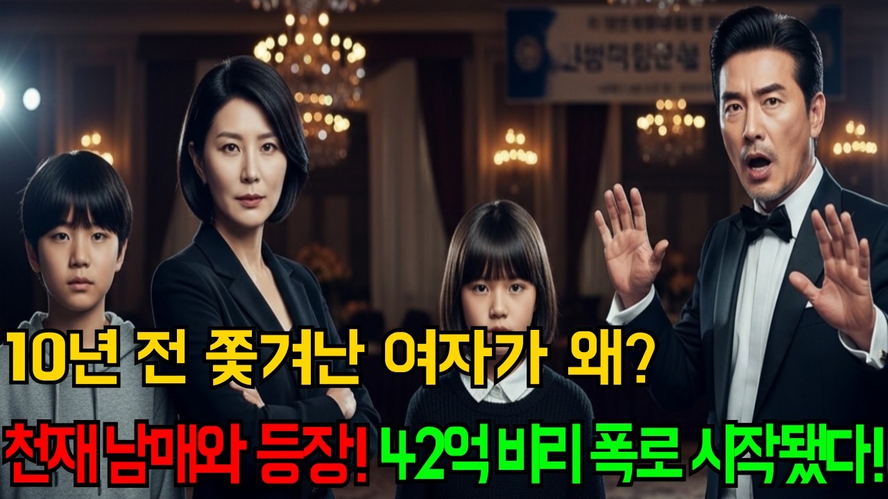 재벌 이사장이 쫓아낸 전 부인, 왜 천재 아이들 데리고 왔을까? 기념식에서 터진 42억 폭탄 (반전 스토리)