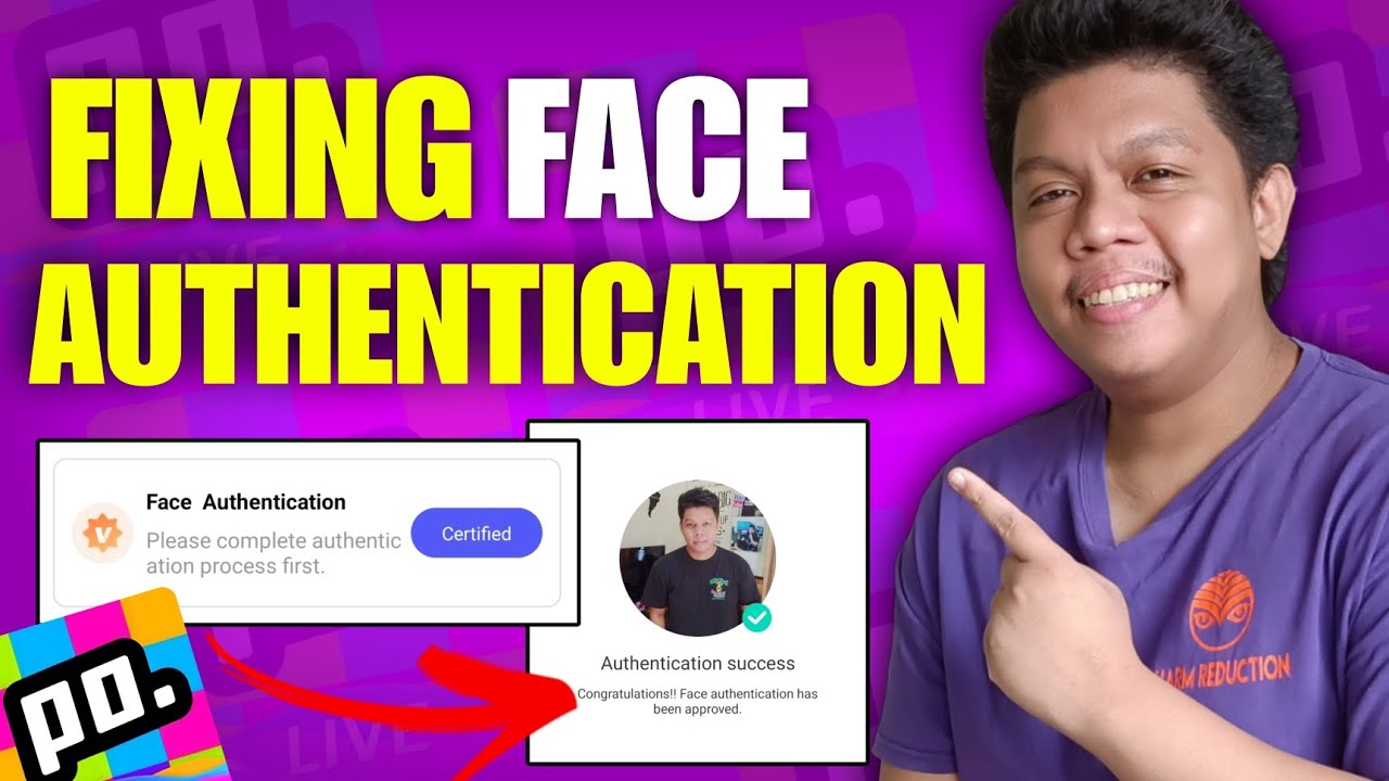 PAANO AYUSIN ANG FACE AUTHENTICATION FAILED SA POPPO LIVE APP | TIPS AND TRICKS