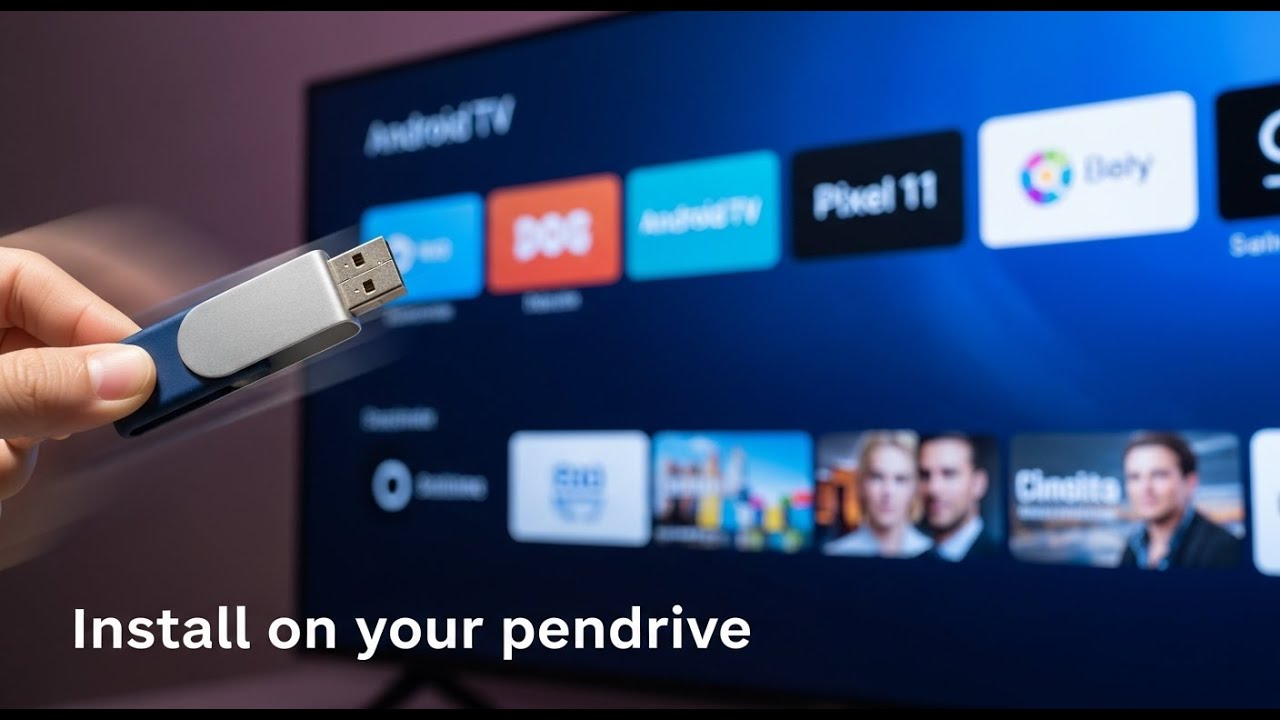 Android TV Pixel 11 Portable: Install Directly on USB Drive (Quick & Easy!)