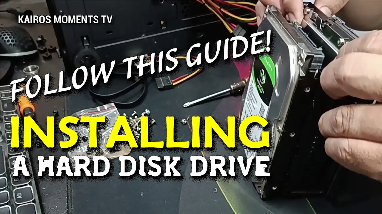 How to Install a Hard Disk Drive? Seagate Barracuda 2TB HDD to Meteor01 and Similar PC Case.