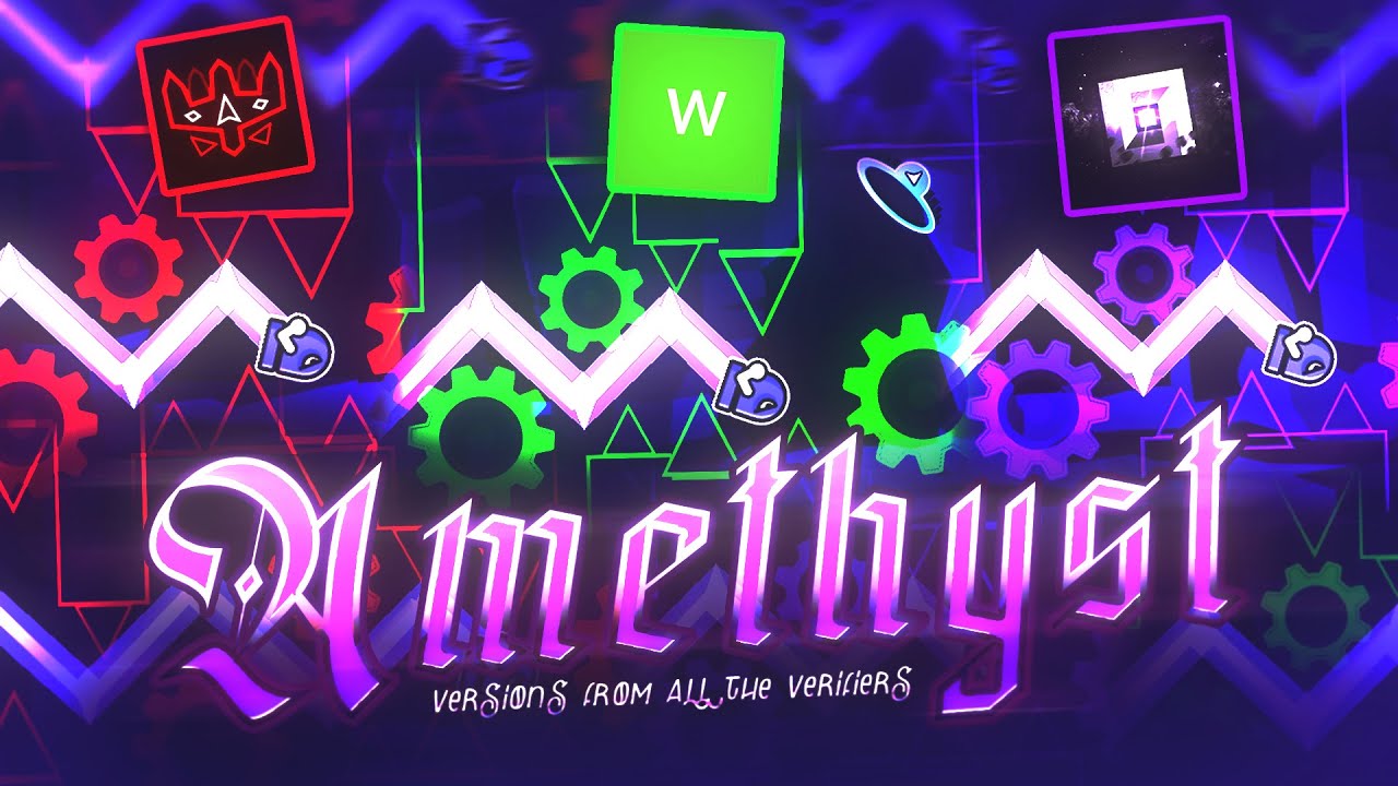 Amethyst - All Versions: Buffed vs Unnerfed // Geometry Dash 2.2