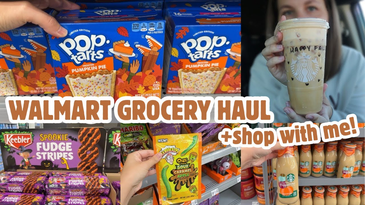 Walmart Grocery Haul + Shop with Me for NEW FINDS | Fall 2025 + Halloween
