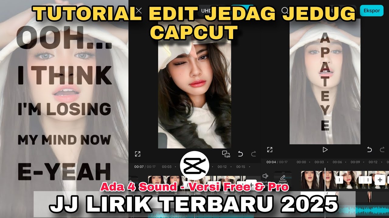 Tutorial Edit Jedag Jedug Capcut JJ LIRIK TERBARU 2025 