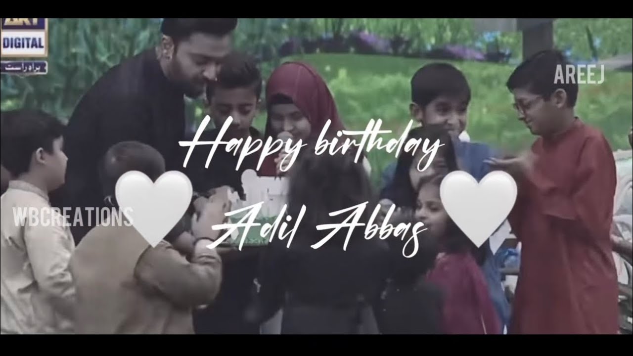 Happy birthday Adil Abbas 🤍 ~ Waseem Badami x Adil Abbas || 19th April 2023