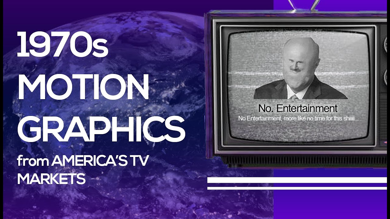 70s Motion Graphics from Every American TV Market - Station IDs, News Intros & More