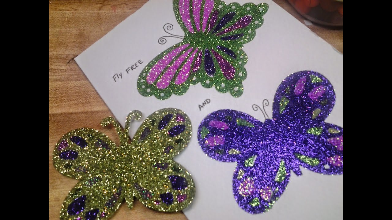 Art Extravagance glitter project