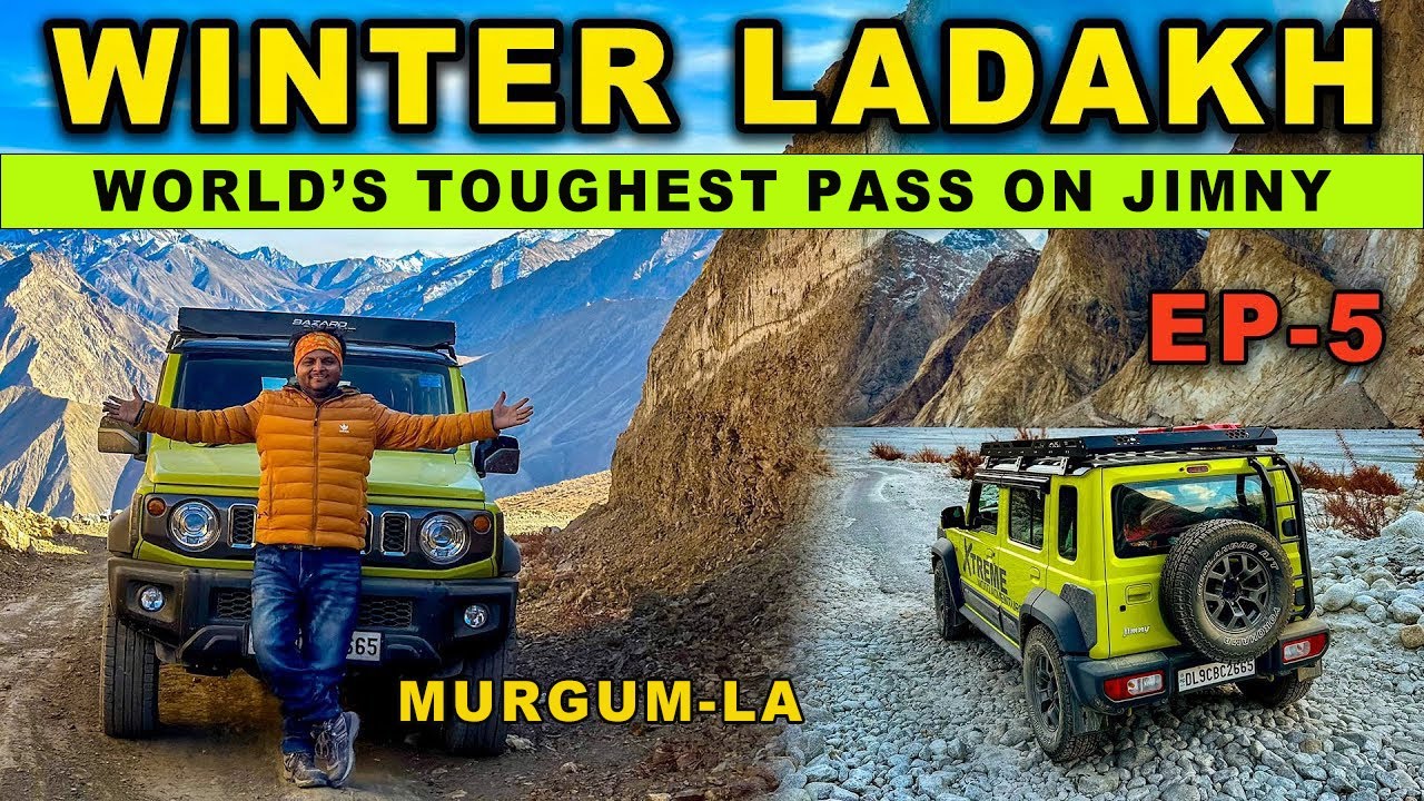 XTREME WINTER LADAKH 2023 | WORLD'S Most Dangerous OFF-ROADS | JIMny | Zanskar | Ep-5