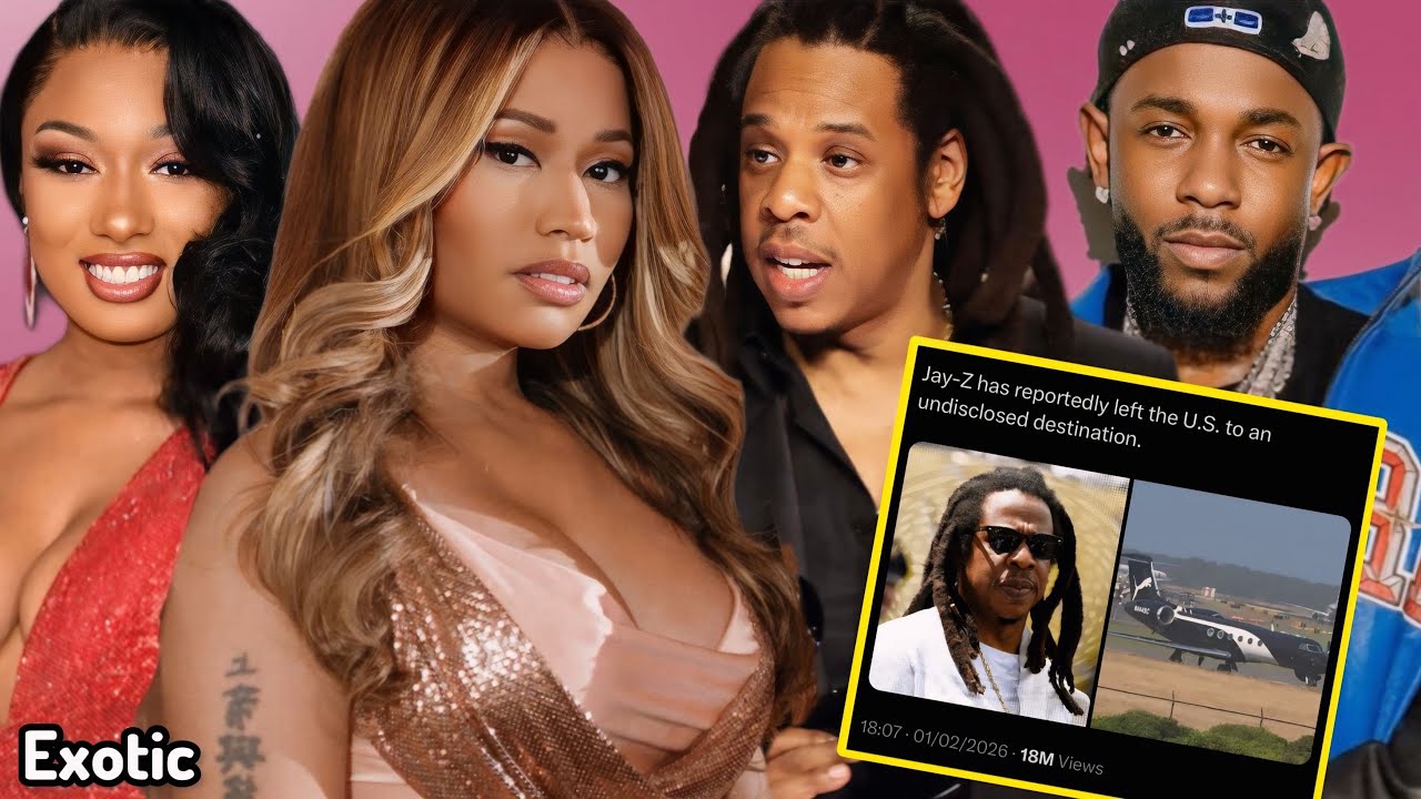 Nicki Minaj Was RIGHT😱Jay z escape the United States silently‼️Megan suing Akademiks? Kendrick 🍵more