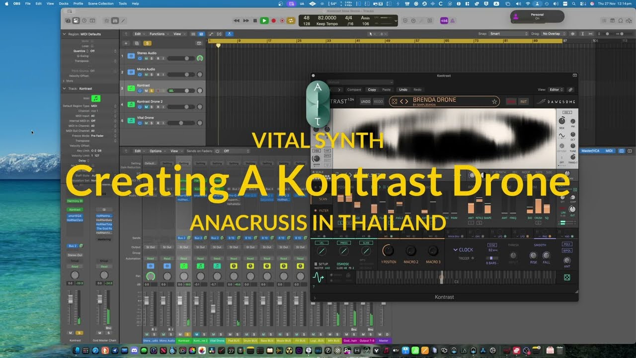 Make Kontrast Style Drones With The Free Vital Synth