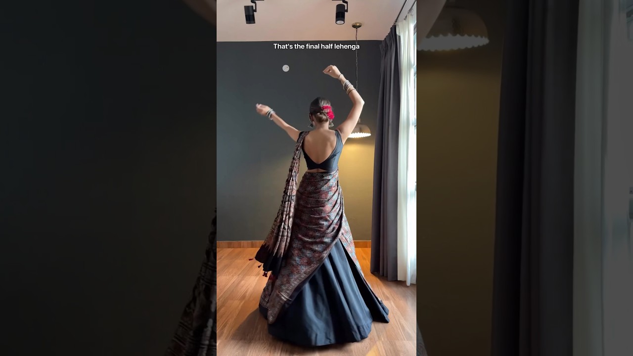 Lehenga Saree Draping Tutorial | Monalisha Mahapatra