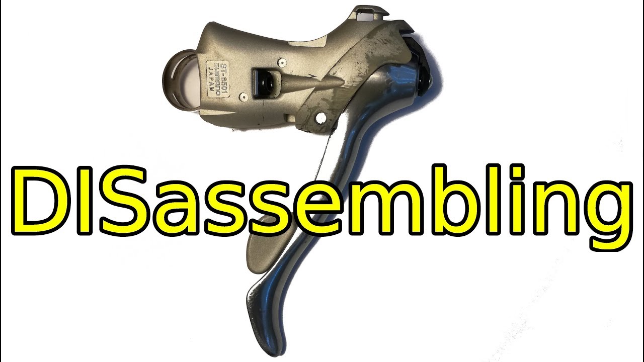 Shimano Ultegra right shifter ST-6501 Full dissasemble (almost)