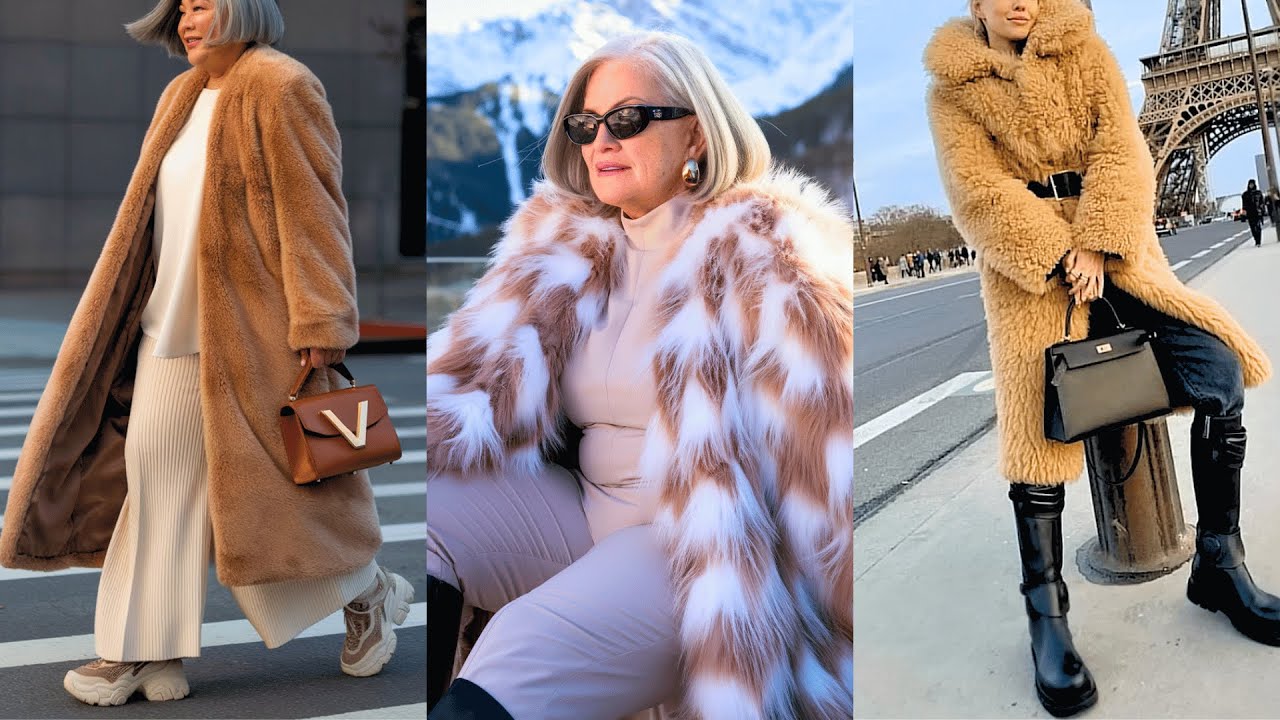 🔴 [EXCLUSIVE LOOKS] Fur Coats Every Mature Woman Needs! Timeless Style for Autumn-Winter