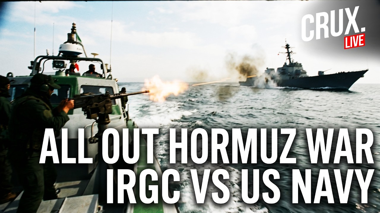 LIVE | Iran Attacks US Destroyers In Hormuz Strait | IRGC vs Trump's Navy | Middle East On Edge