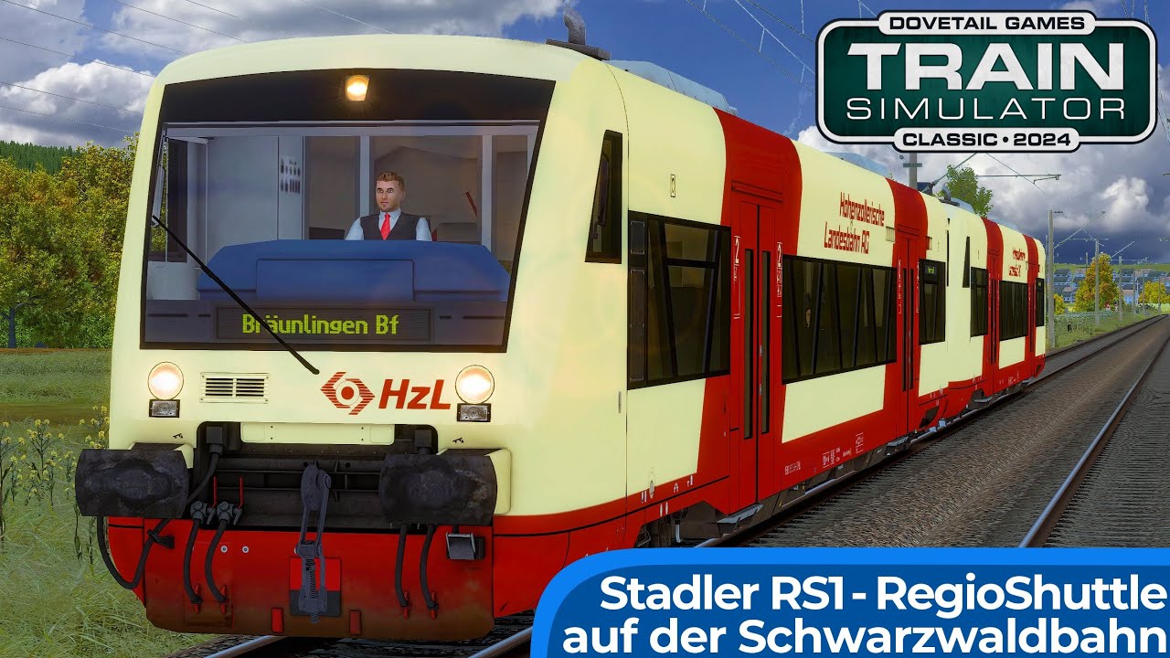 Badische Schwarzwaldbahn & RegioShuttle RS1 | TRAIN SIMULATOR CLASSIC | HzL 83360 nach Bräunlingen