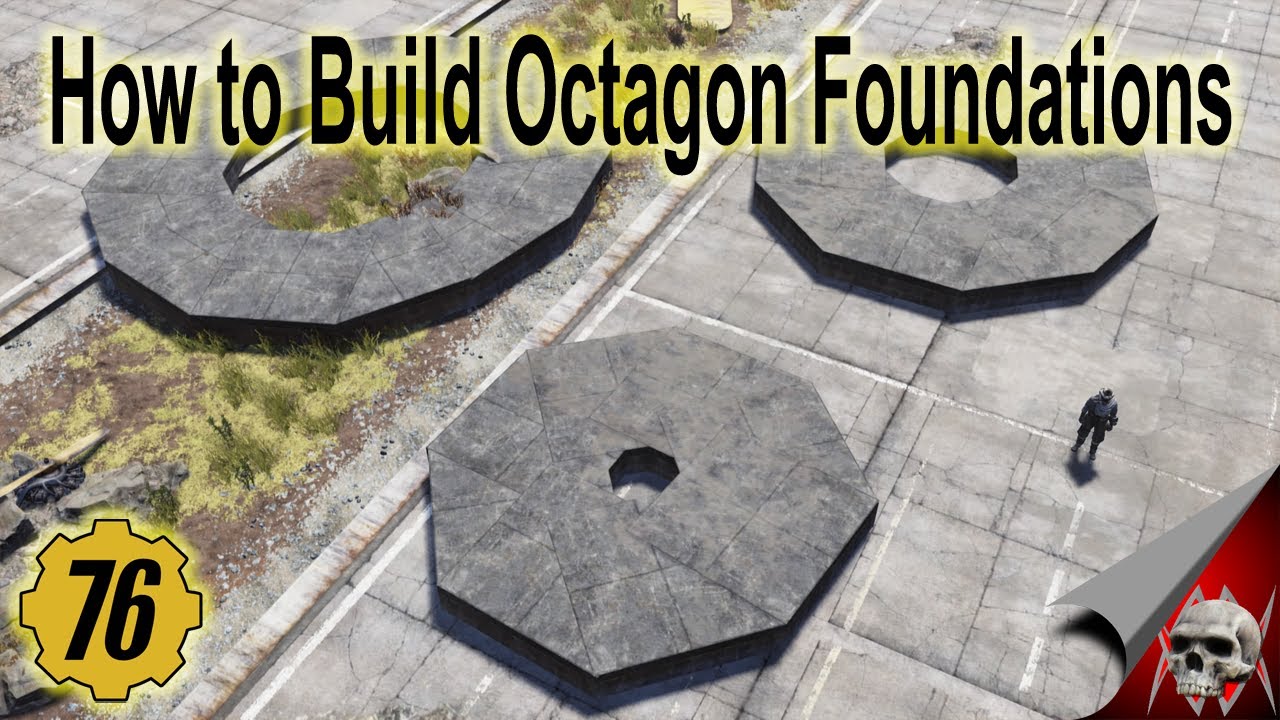 Fallout 76 How to Build Octagon Foundations and Circles