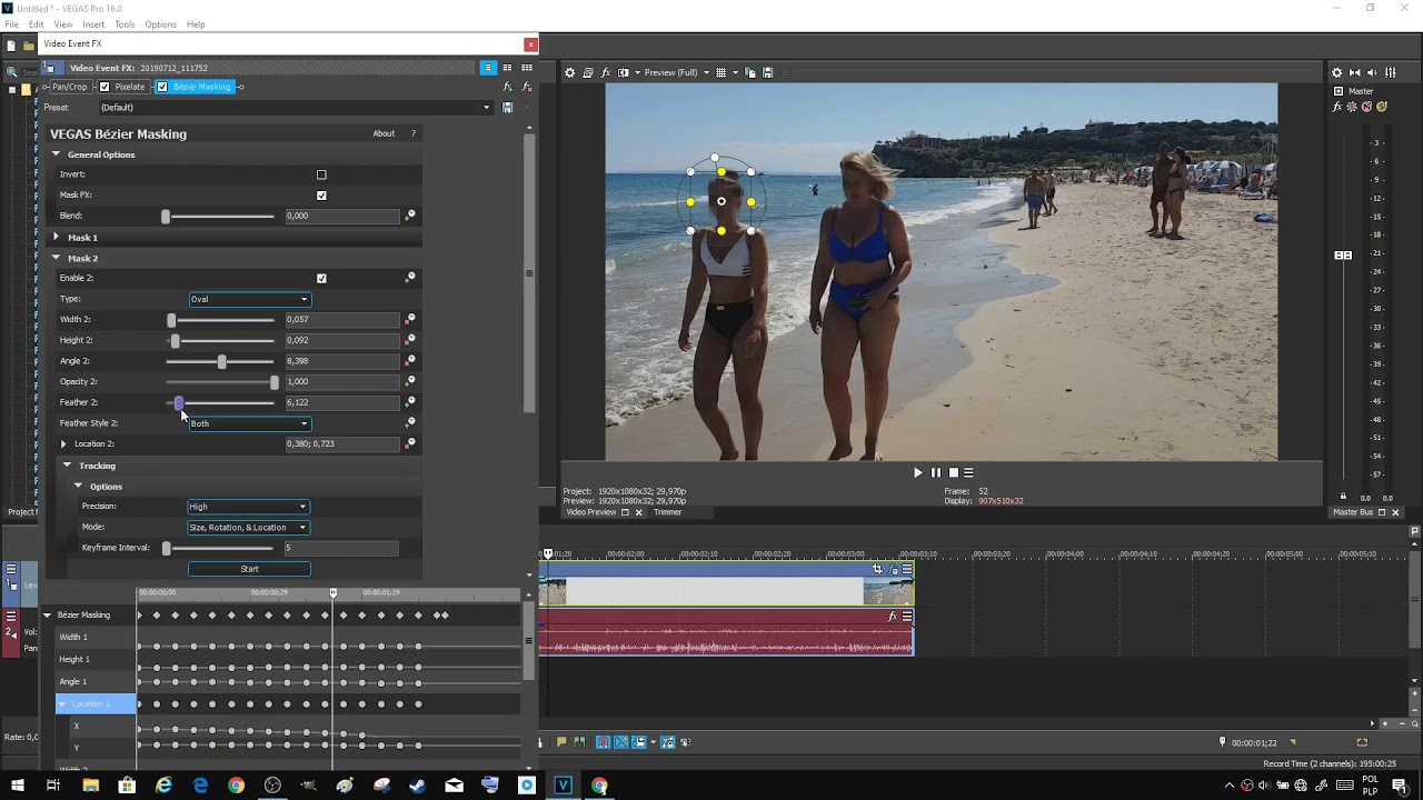VEGAS Pro 16: Как отследить движение объектов в фильме? Отслеживание движения - руководство