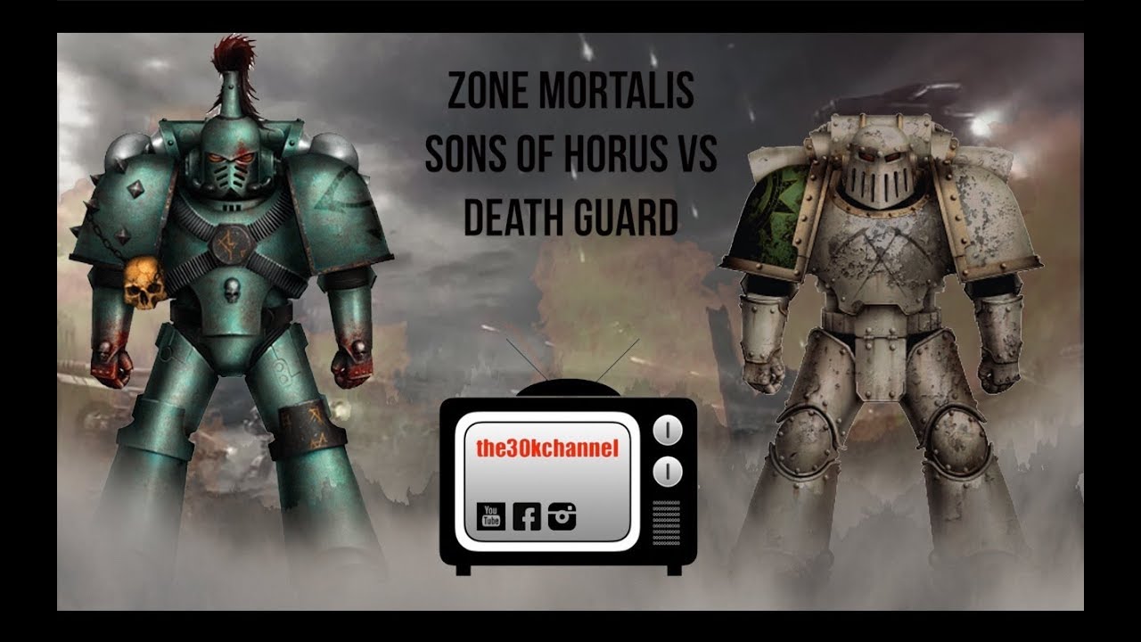 HORUS HERESY BATTLE REPORT - Death Guard VS Sons of Horus ZM
