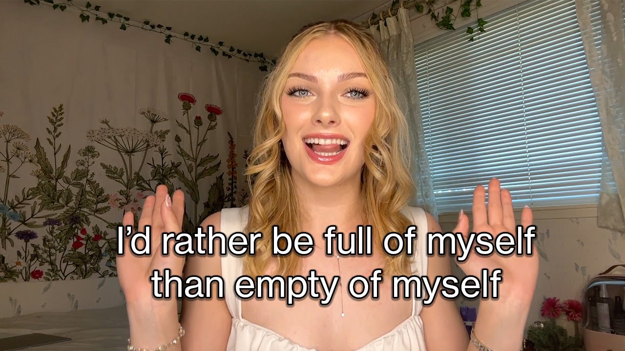 You're not full of yourself, they're just jealous.
