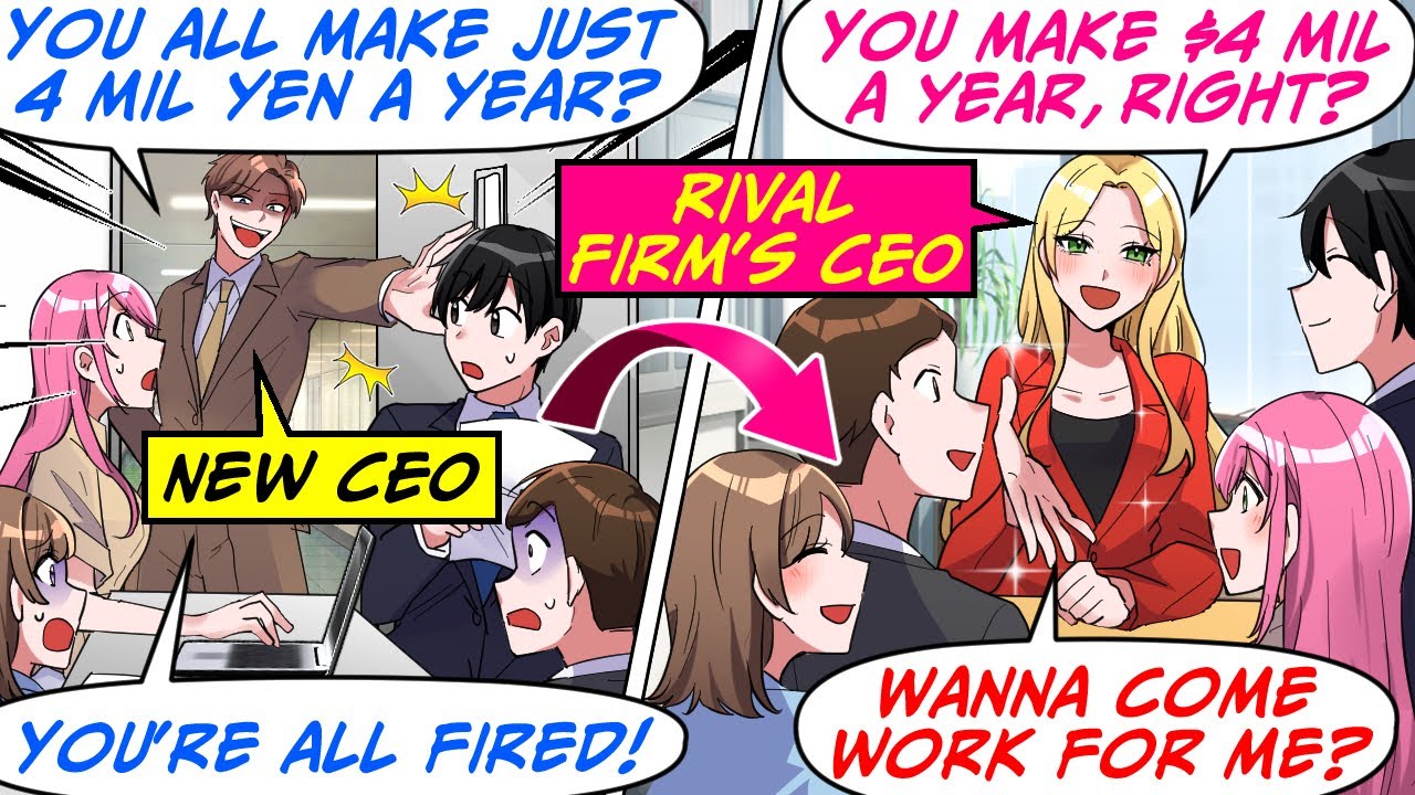 The New CEO Closed Down Our Entire Team! So, We All Switched Over to a Rival Firm…[RomCom Manga Dub]