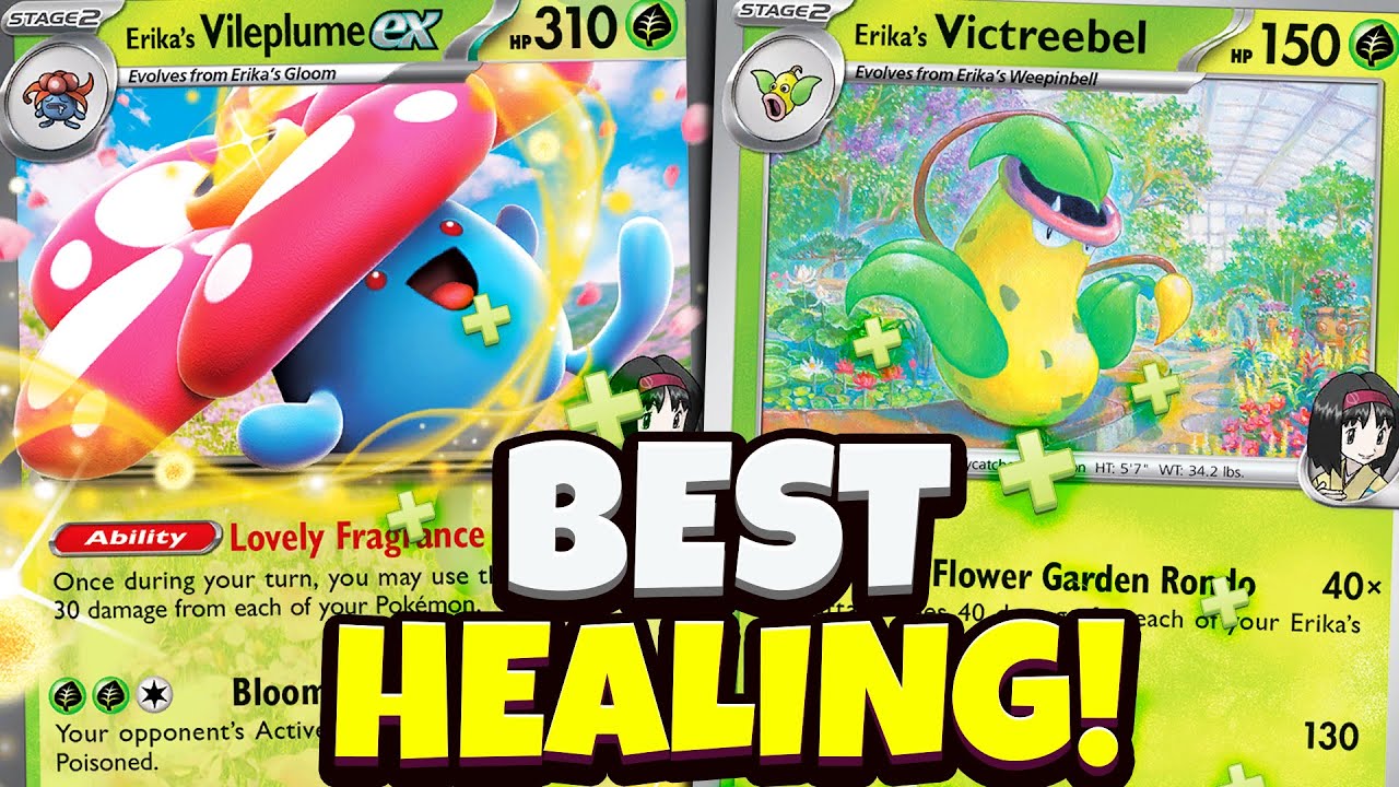 Erika's Vileplume ex Has The Best Healing Ability