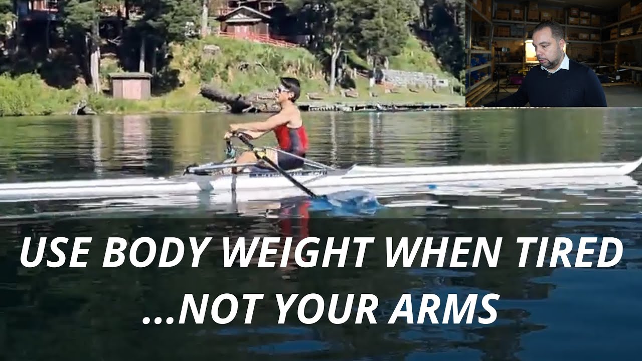 Sculling technique: USE BODYWEIGHT TO ROW FASTER