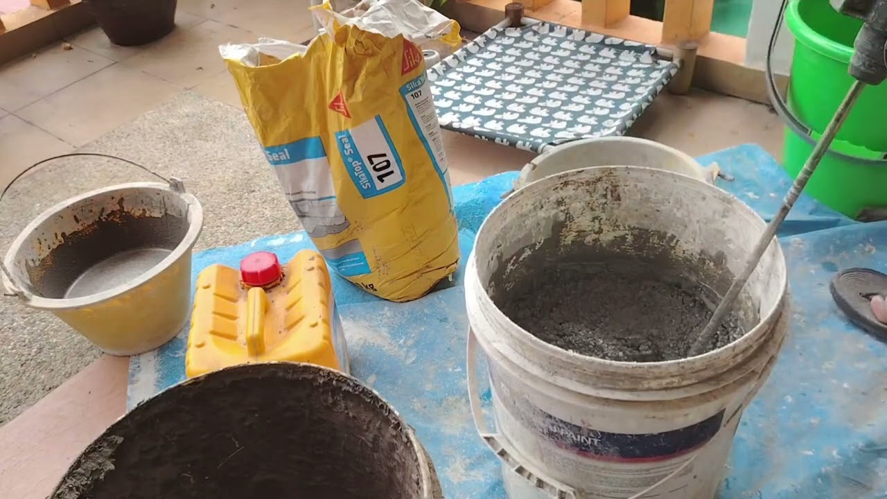 Cara bancuh dan pasang Pebble Wash